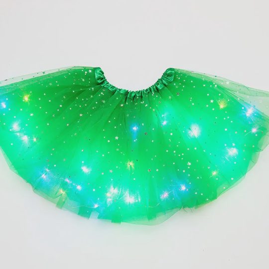 【18M-7Y】Girl LED Glowing Mesh Skirt