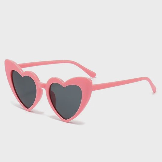 Kids Fashionable Heart Shape Styled Sunglasses Outdoor Sun Glasses