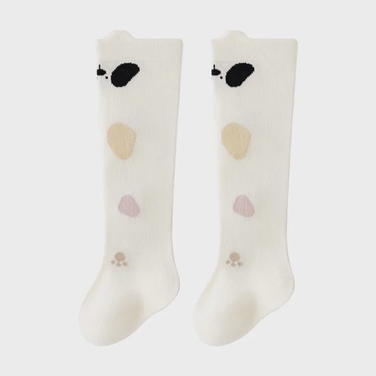 Baby Cute Cotton Cartoon Print High Elastic Knee Socks