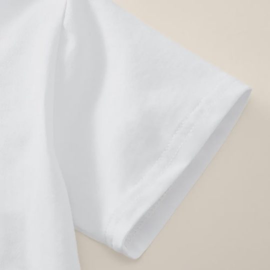 【18M-9Y】Girl White Stain Resistant Short-sleeve Dress