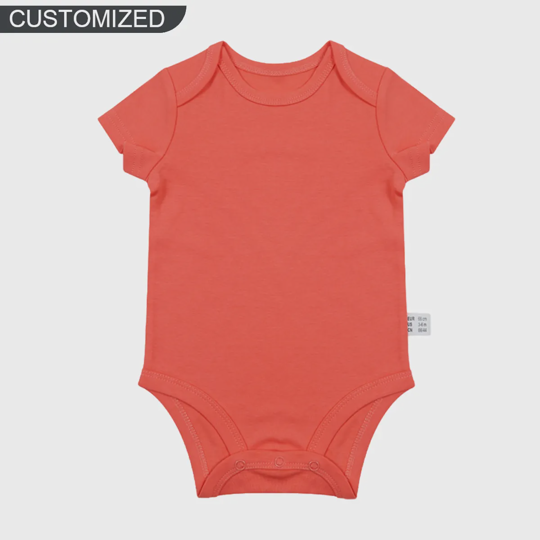 【0M-24M】Customized Butterfly&Flower Letter Baby Bodysuit