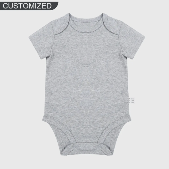 【0M-24M】Customized Butterfly&Flower Letter Baby Bodysuit