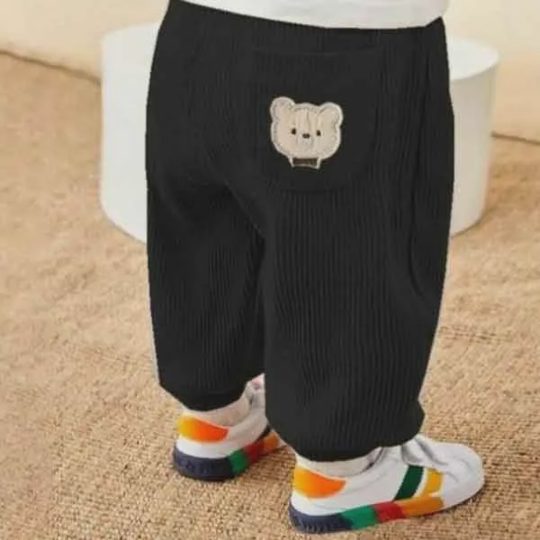 【12M-6Y】Unisex Cute Corduroy Pants